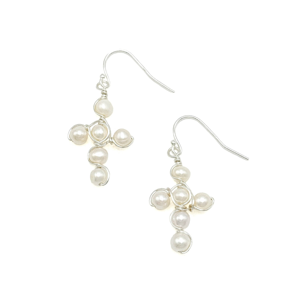 Good News silver earrings