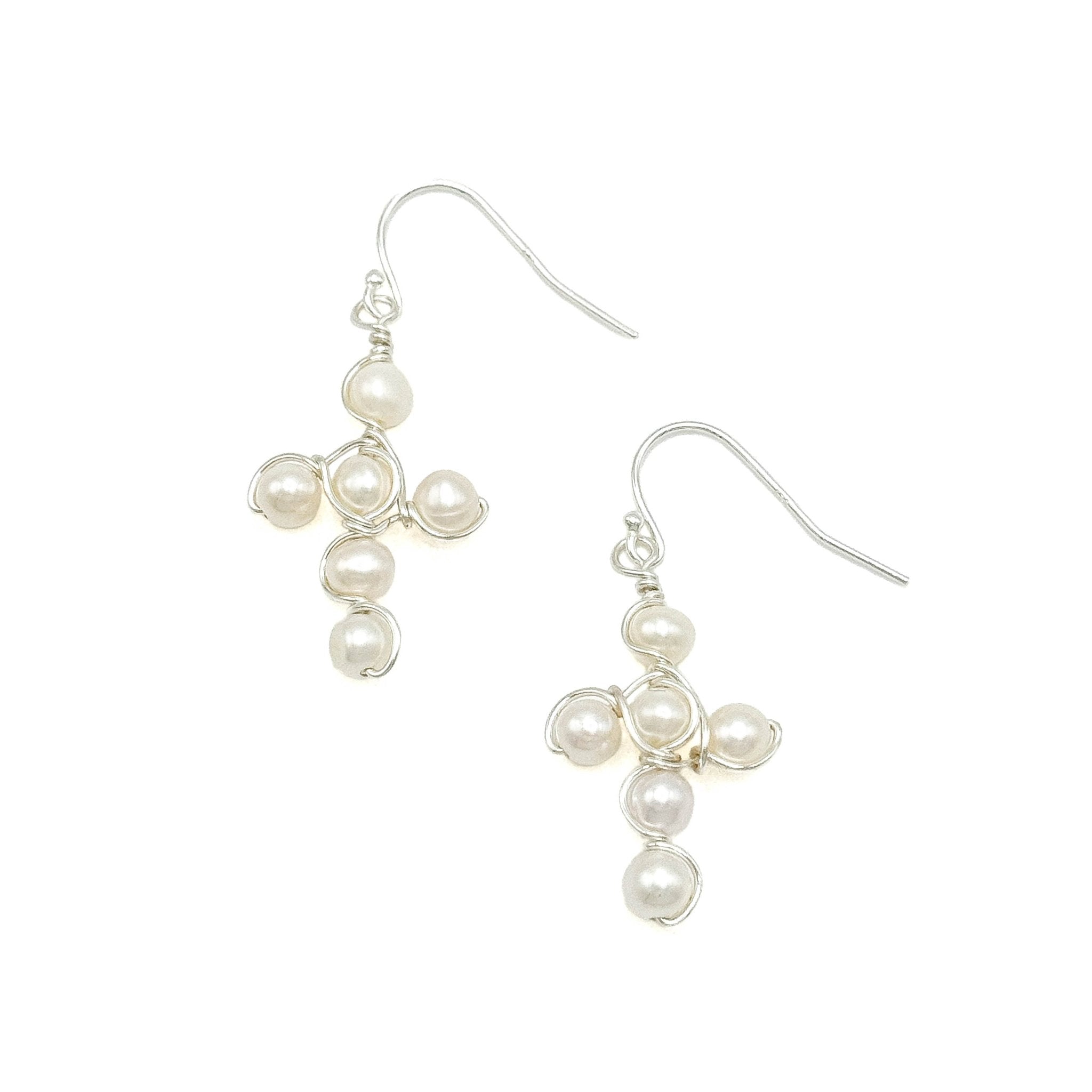 Good News silver earrings