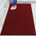 Large Long Thin Doormat for Entrance Door Outside Striped Red Gray Kitchen Area Rugs Non Slip Bedroom Carpet Door Floor Mat Grey