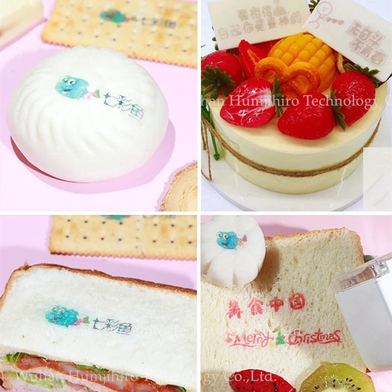 Edible Ink Printer Mobile Color Mini Handheld Printer Mbrush Portable Printers PrinCube Handheld Inkjet