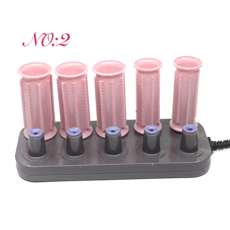 10pcs/set Electric Heated Roller Extra Thick Hair Curler Ceramic