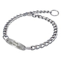 Personalized Pet Dog Chain Choke Collar Pets Training Engraved ID Slip Collars Choker For Medium Large Dogs Pitbull Pug Bulldog