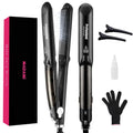 Steam Hair Straightener Professional Ceramic Vapor Flat Iron 450℉ Fast Heat Argan Oil Treatment Hair Care Tools
