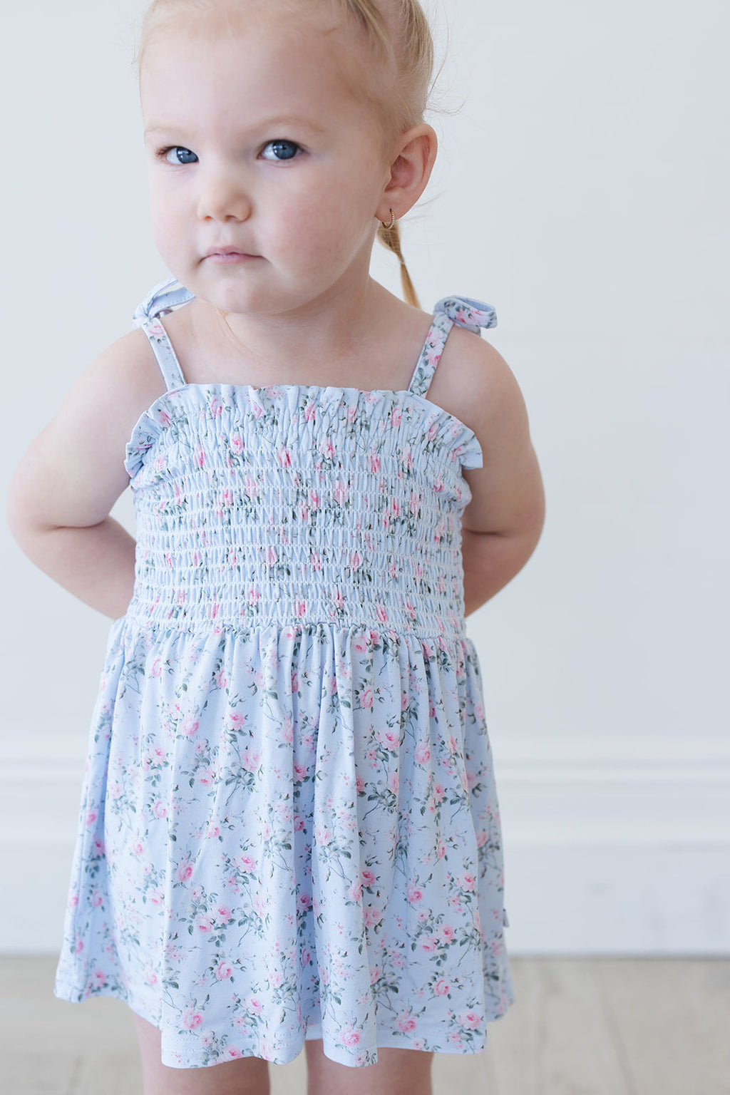 Eloise - Smocked Diaper Dress Set