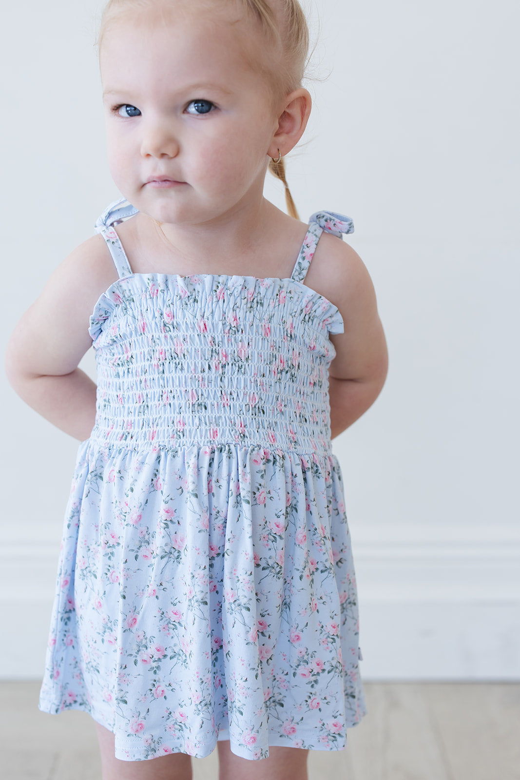 Eloise - Smocked Diaper Dress Set