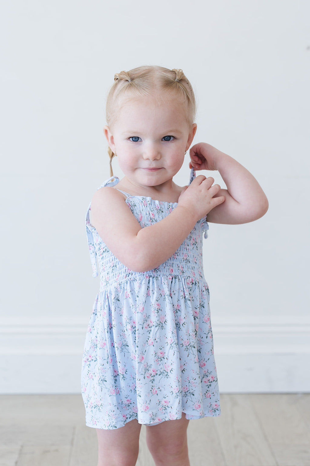 Eloise - Smocked Diaper Dress Set