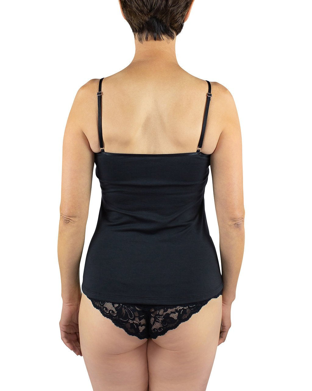 Maia Sustainable Jersey Cami, Black