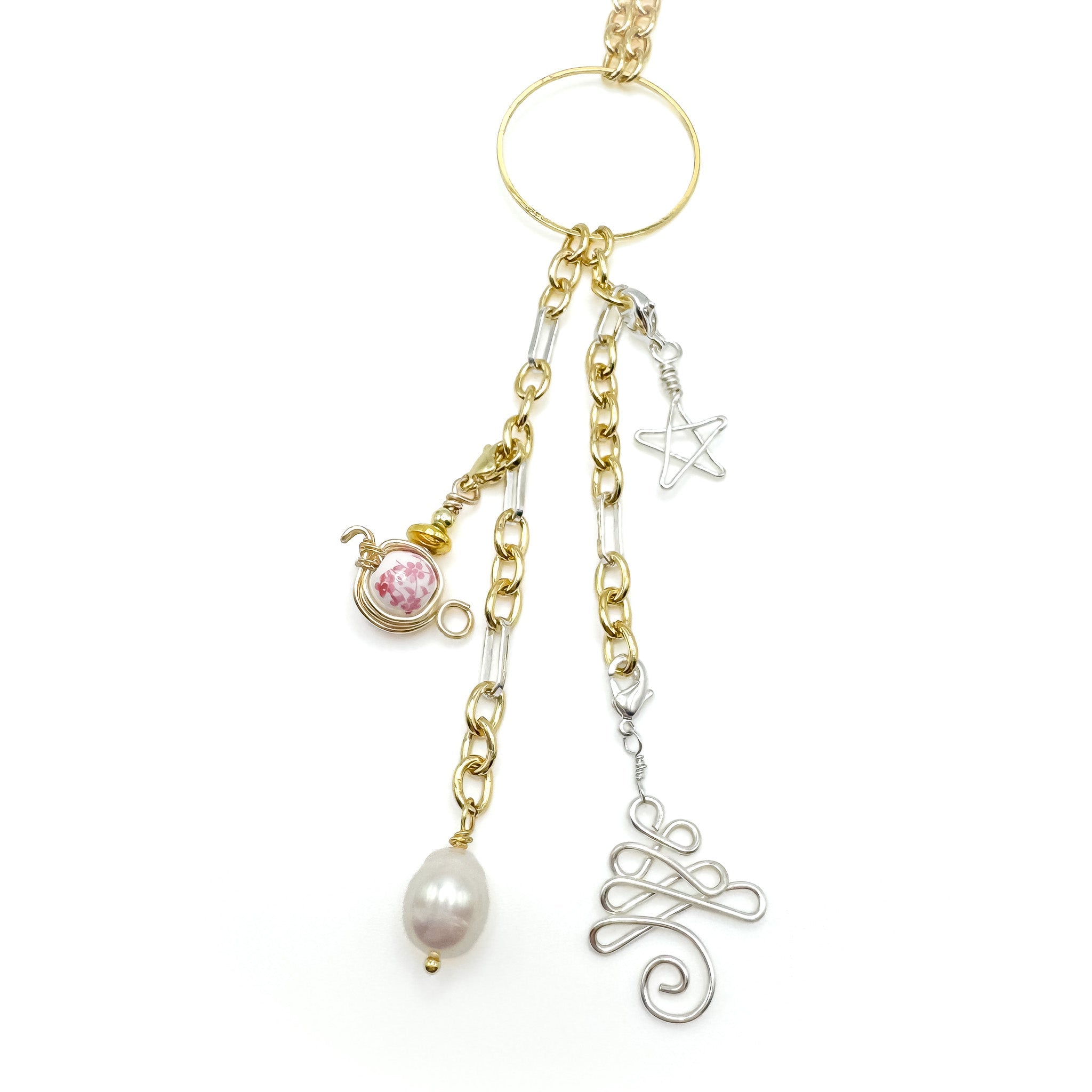 Star silver charm
