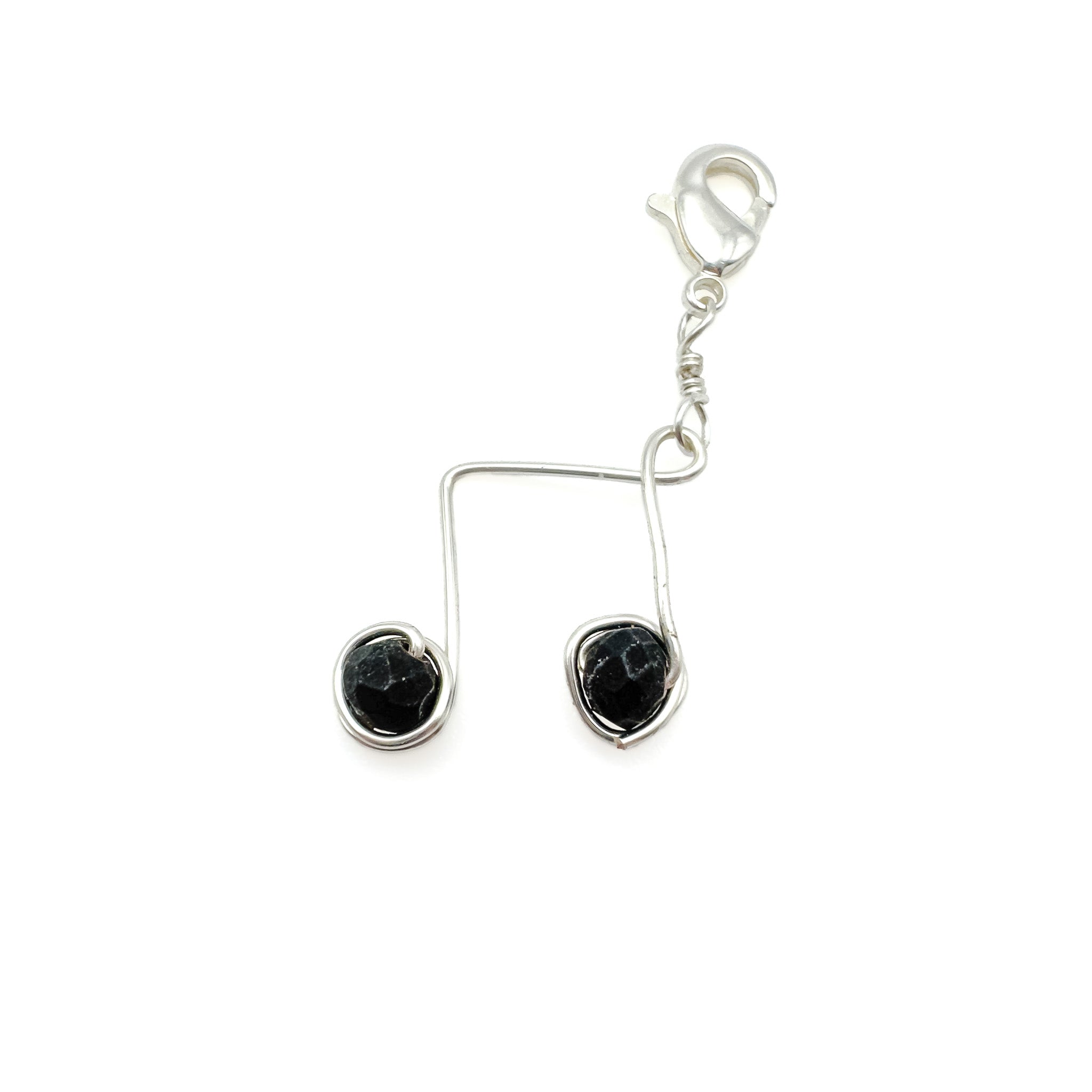 Notes silver charm