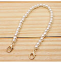 Lady Hand Bag Chain Bags White Pearl Chain