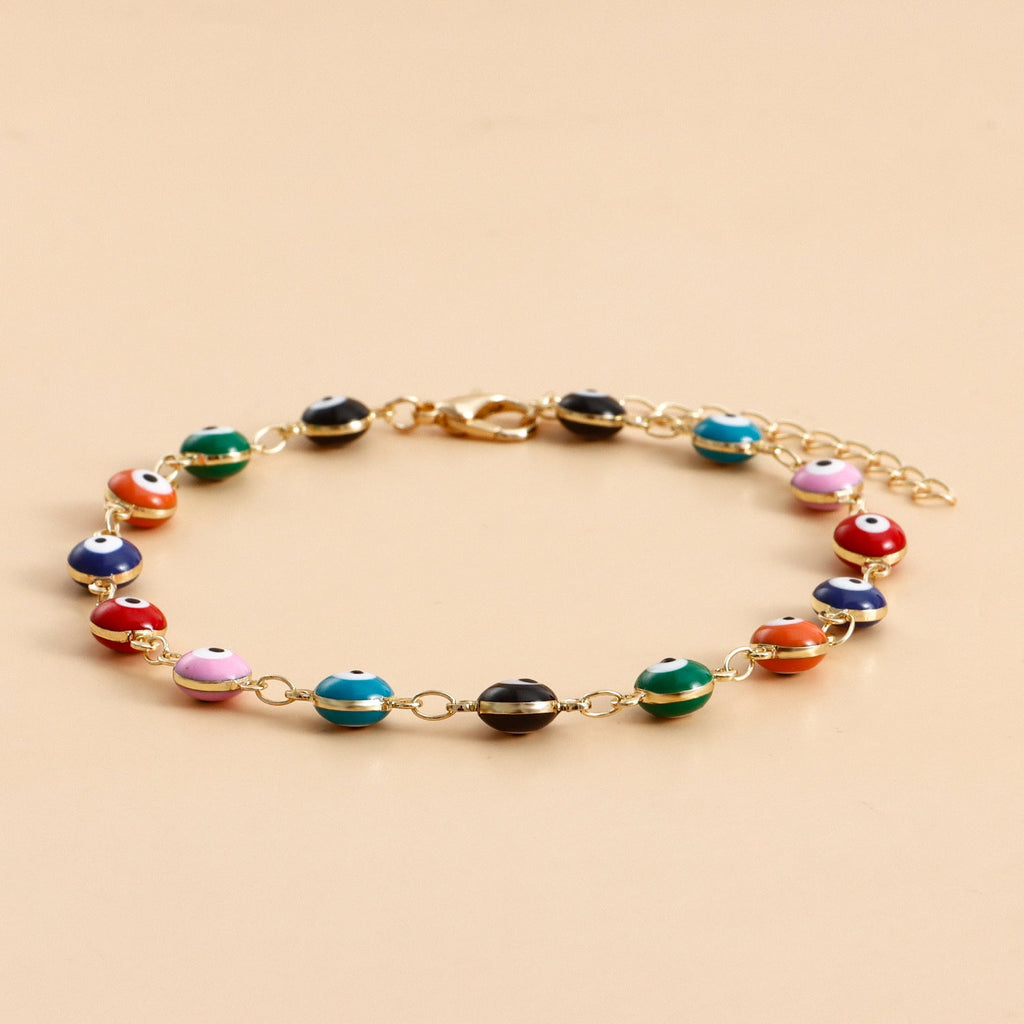 Evil Eye Beaded Foot Bracelets