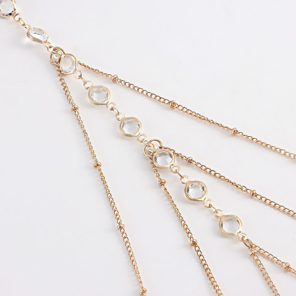 Rhinestone Elastic Leg Chain Fashion Rhinestone Thigh Chain