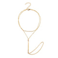 Bohemian Style Bar Anklets Jewelry with Toe Ring