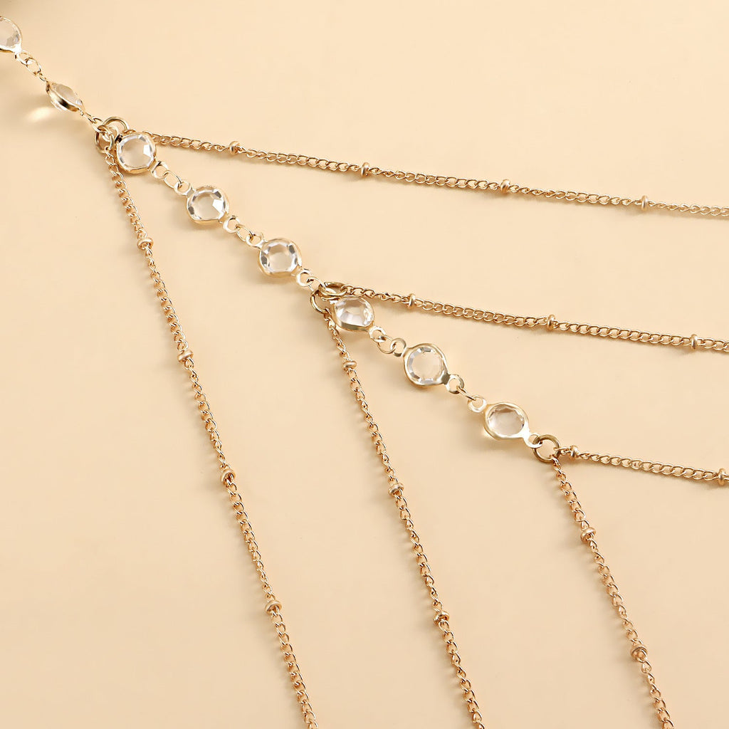 Rhinestone Elastic Leg Chain Fashion Rhinestone Thigh Chain