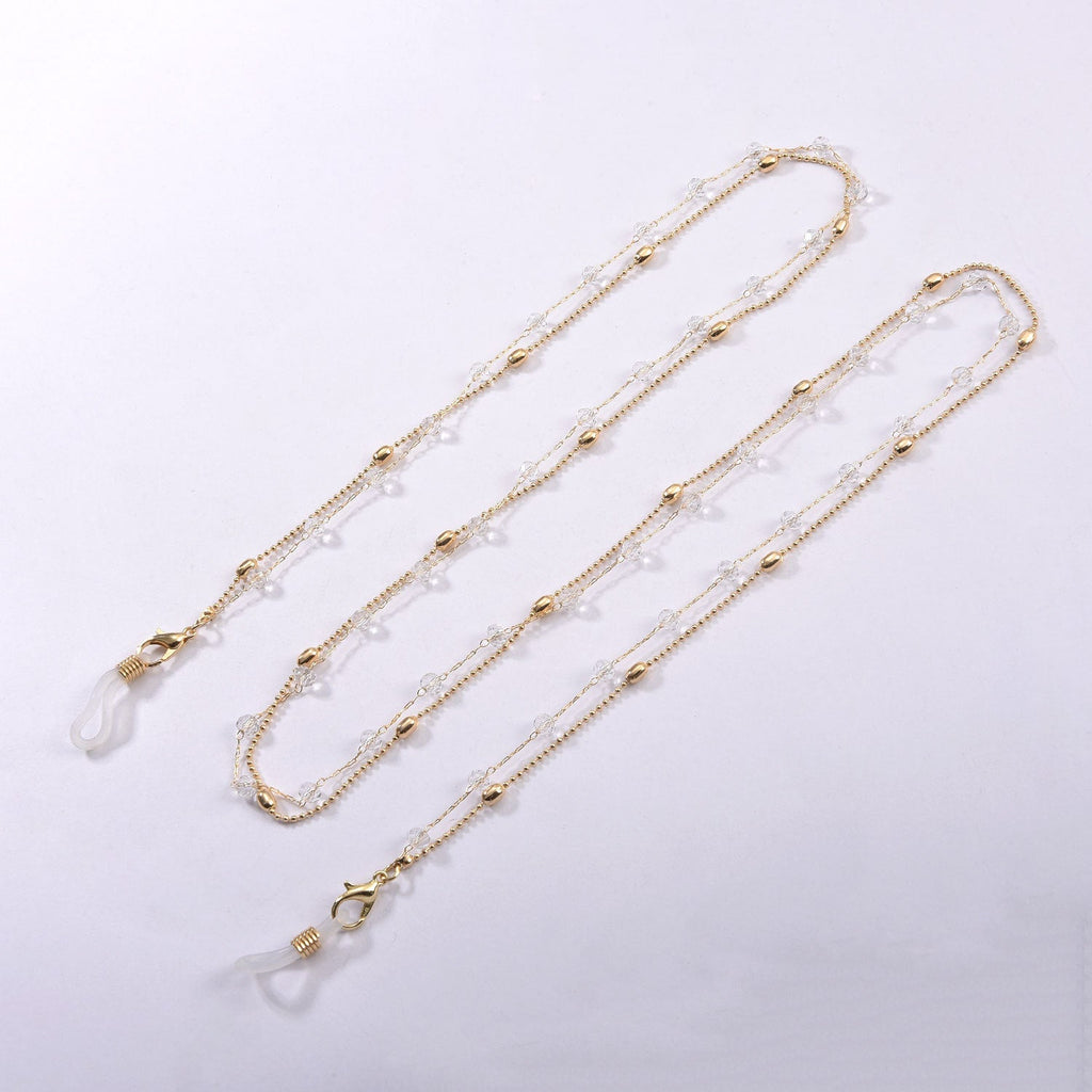 Woman Metal Masking Chains Sunglasses