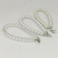 Pearl Mobile Phone Metal Snap Hook Key Chain Phone Charm Strap