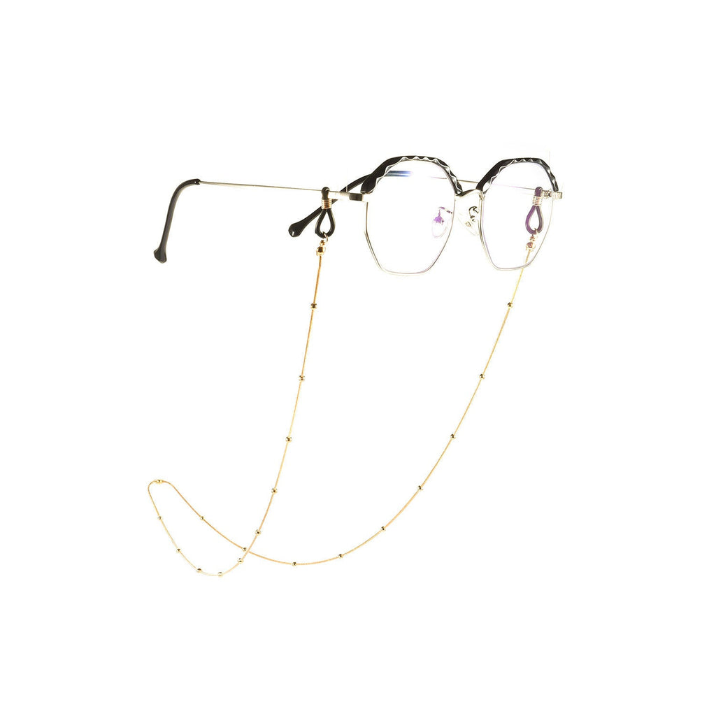 Woman Metal Masking Chains Sunglasses Elegant Glasses Accessories