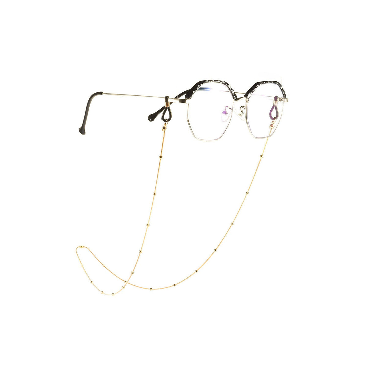 Woman Metal Masking Chains Sunglasses Elegant Glasses Accessories