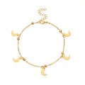 Moon Charm Foot Bracelet
