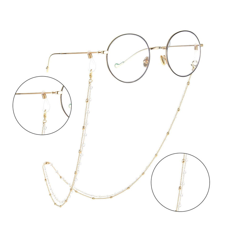 Woman Metal Masking Chains Sunglasses