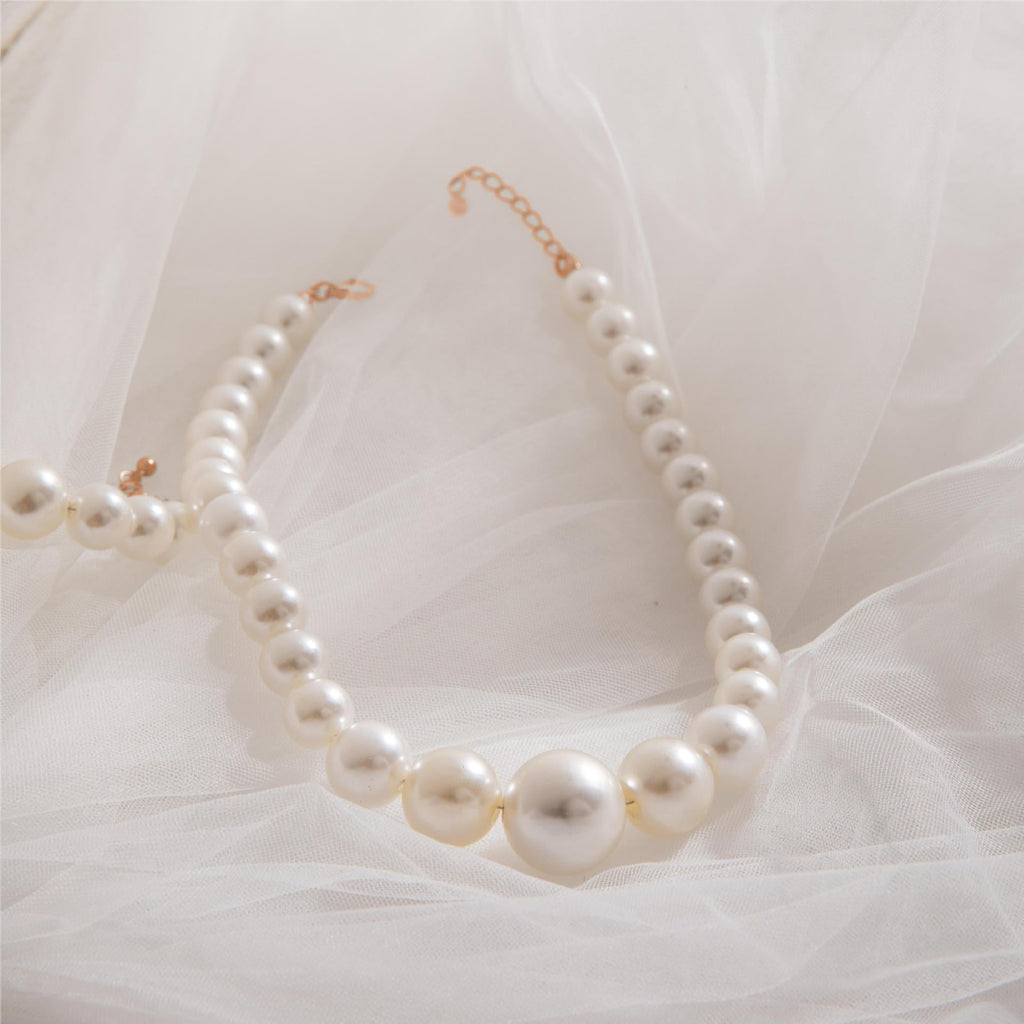 Vintage Pearl Wedding Bridal Jewelry Set