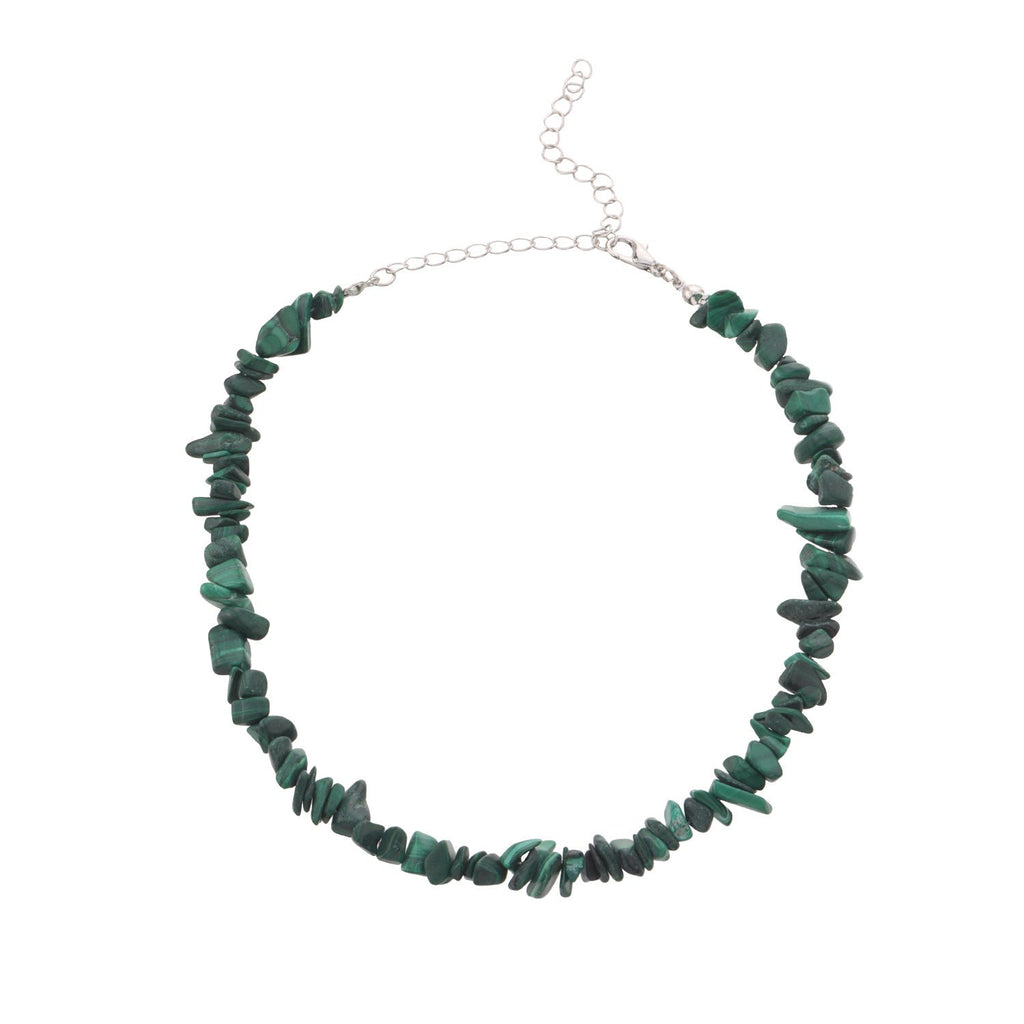 Irregular Natural Crushed Stone Necklace for Women