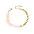 Natural Green Aventurine Irregular Crushed Stone Bracelet
