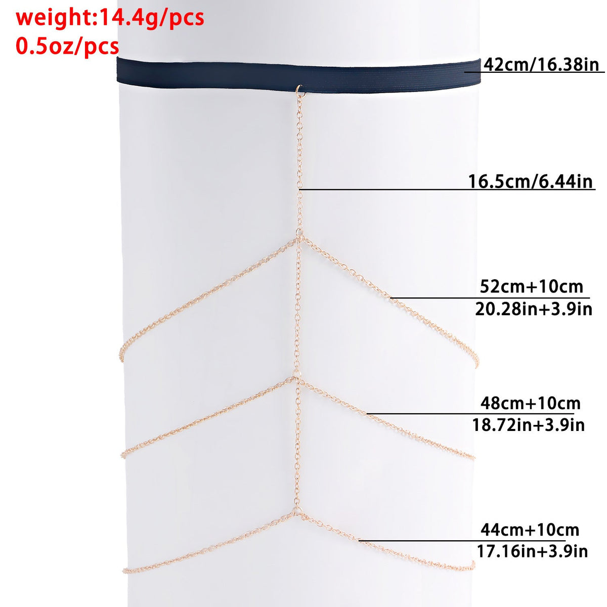 Tassel Elastic Leg Chain Multi-layer New Fashion Body Leg Chain