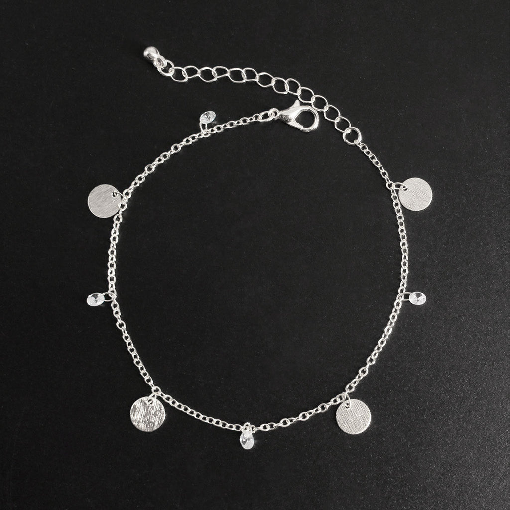 Small Round Disc Anklets Bracelet