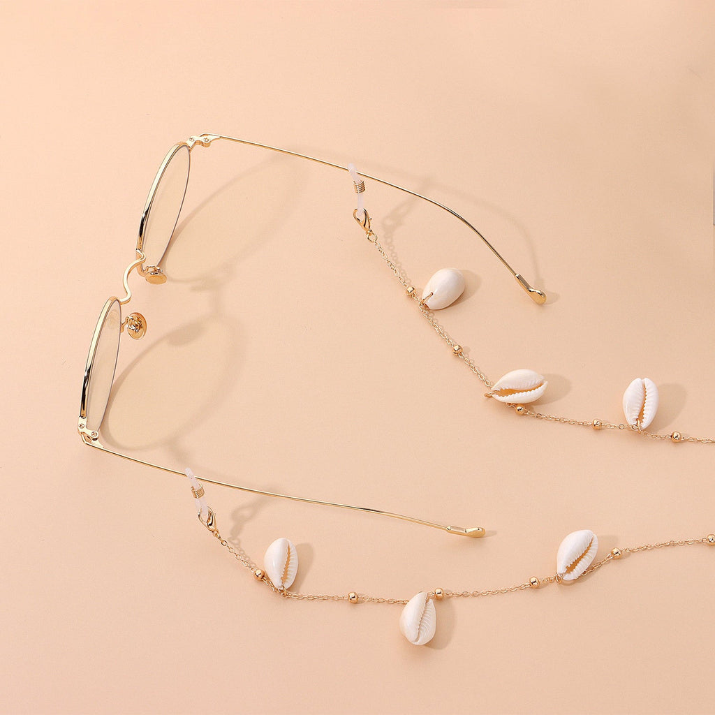 Shell Pendant Bead Chain Glasses Chain