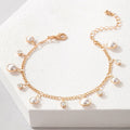 Boho Pearl Tassel Bracelet Anklet Jewelry