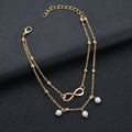 Bohemian Imitation Pearl Anklets Jewelry