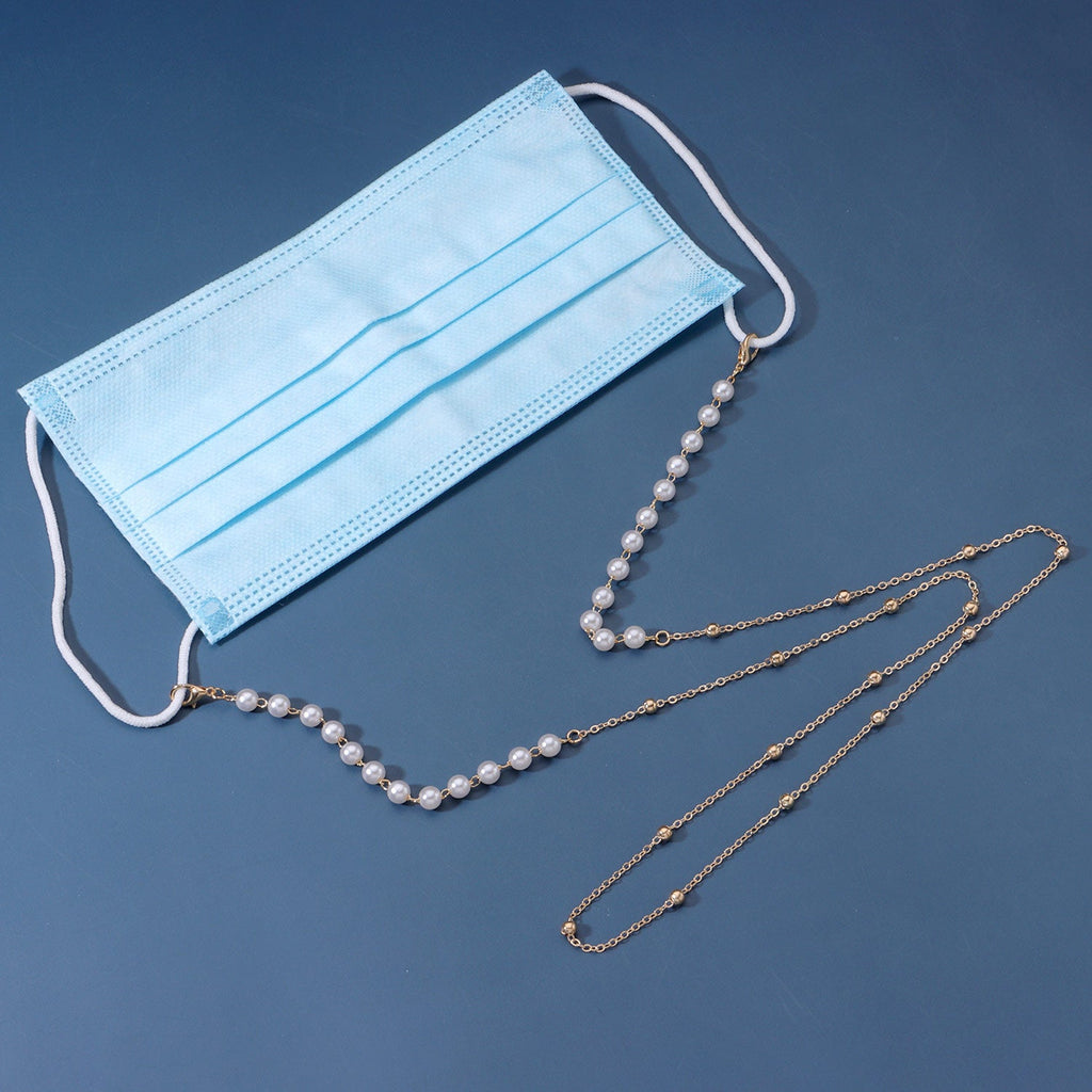 Pearl Glasses Chain Necklace Sunglasses Eyewear Chain
