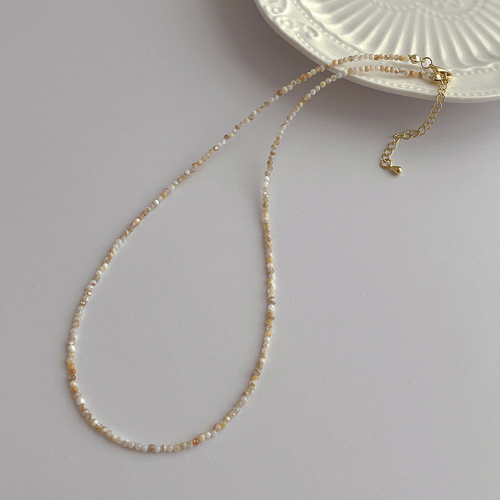 Natural Shell Beads Necklace Summer Beach Wedding Holidays Jewelry
