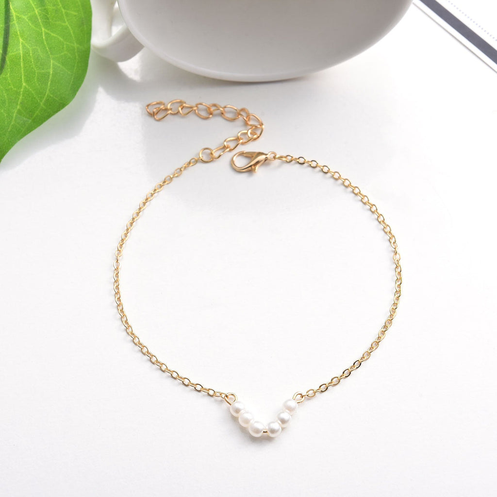 Small Pearl Anklet Jewelry