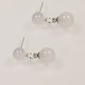 Multicolor Natural agate Raw Stone Earrings