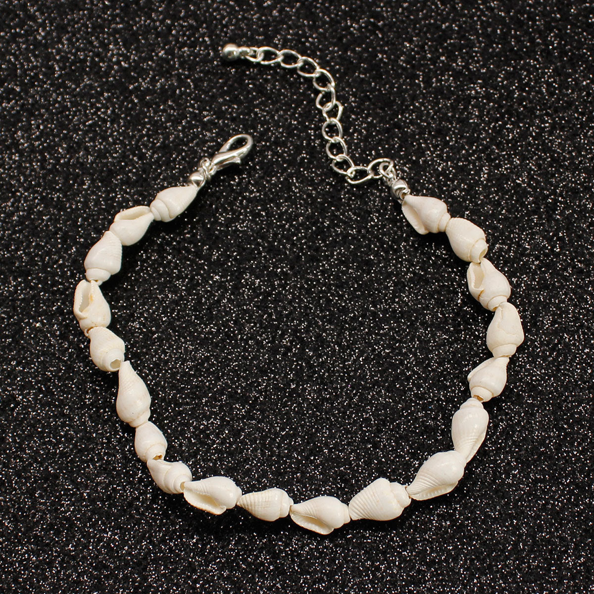 Concho Shell Bead Foot Bracelets