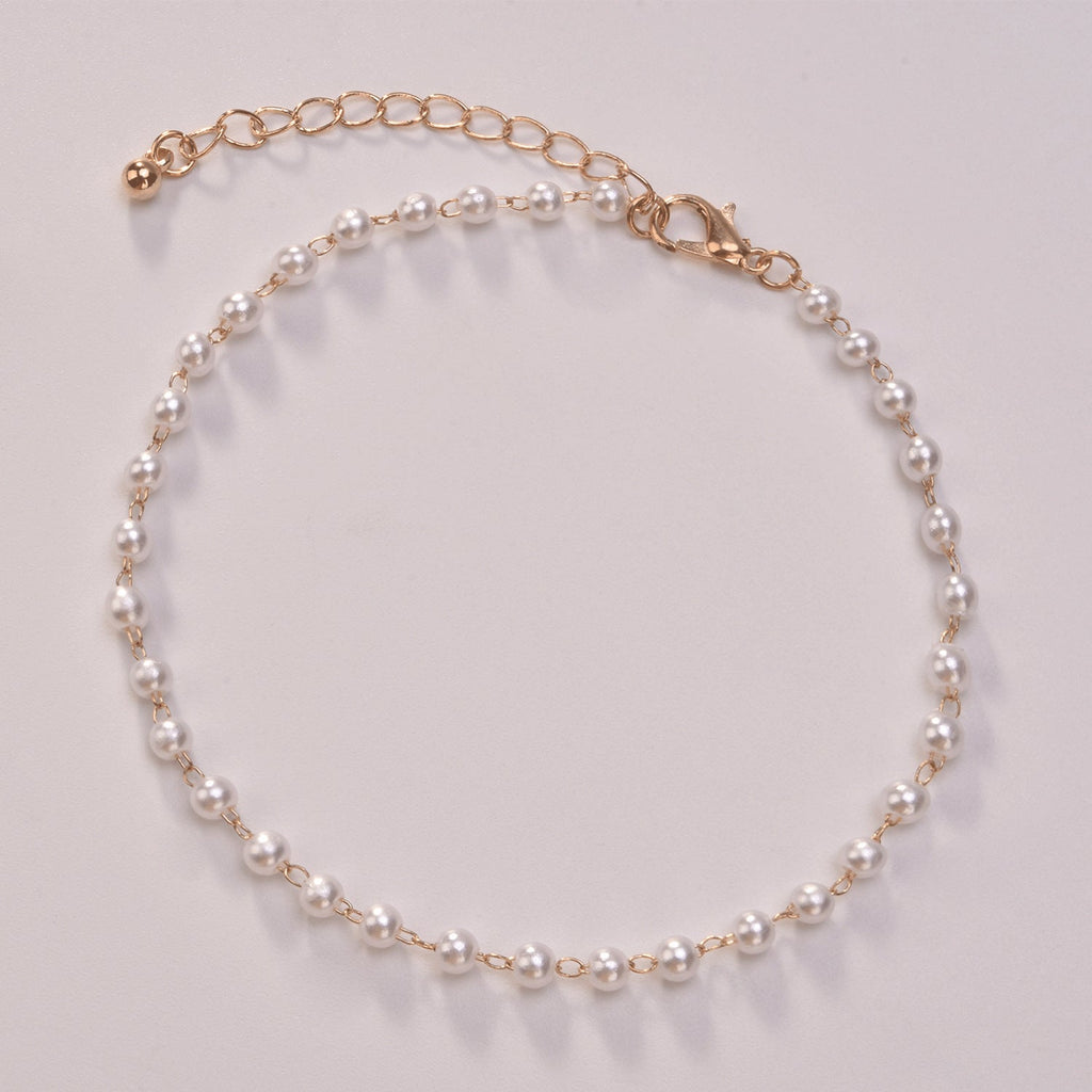 Pearl Beads Foot Bracelet