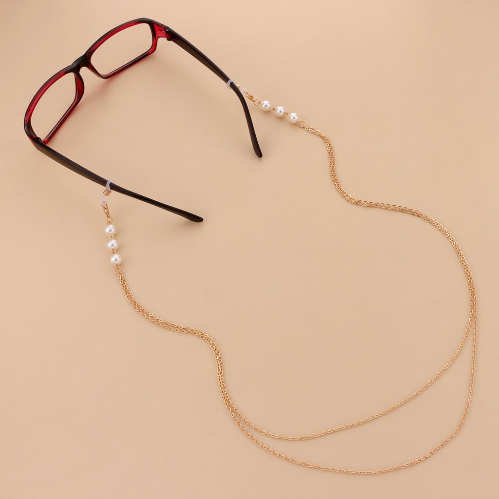 Pearl Glasses Chain Necklace Sunglasses Eyewear