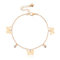 Summer Beach Butterfly Crystal Foot Ankle Chain
