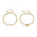 Anklet Cute Flower Chain Anklet Set