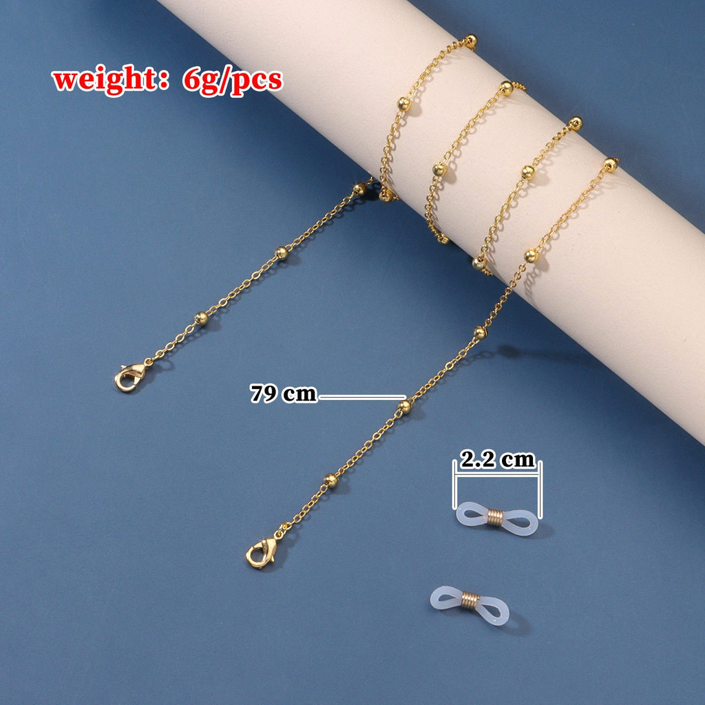 Women Sunglasses Metal Glasses Chain