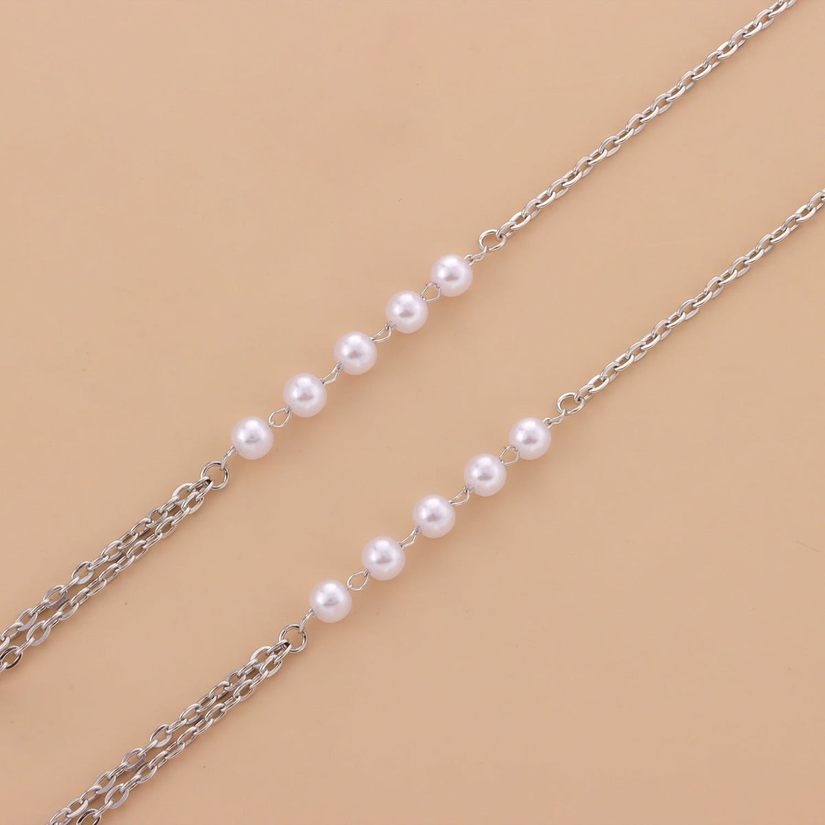 Pearl Beaded Sunglasses Chain Glasses Holder