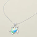 Sea Turtle Charm Pendant Necklace