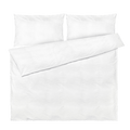 JUNA Bæk&Bølge Duvet Cover Set, King, White/White