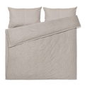 JUNA Bæk&Bølge Duvet Cover Set, Queen, Grey/Birch