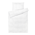 JUNA Bæk&Bølge Duvet Cover Set, Twin, White/White