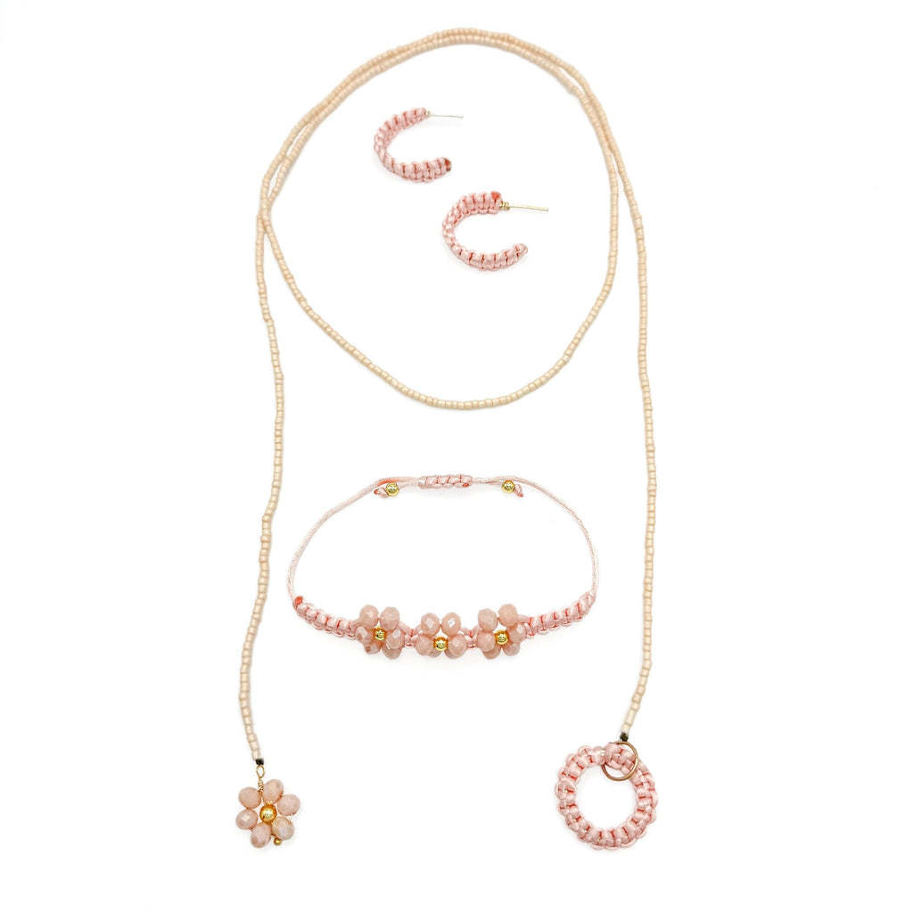Peach Blossom earrings