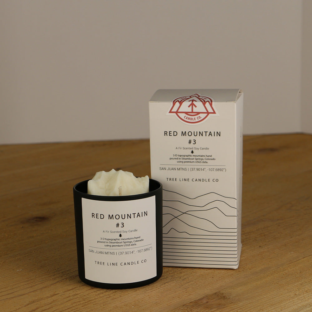 Red Mountain #3 Candle
