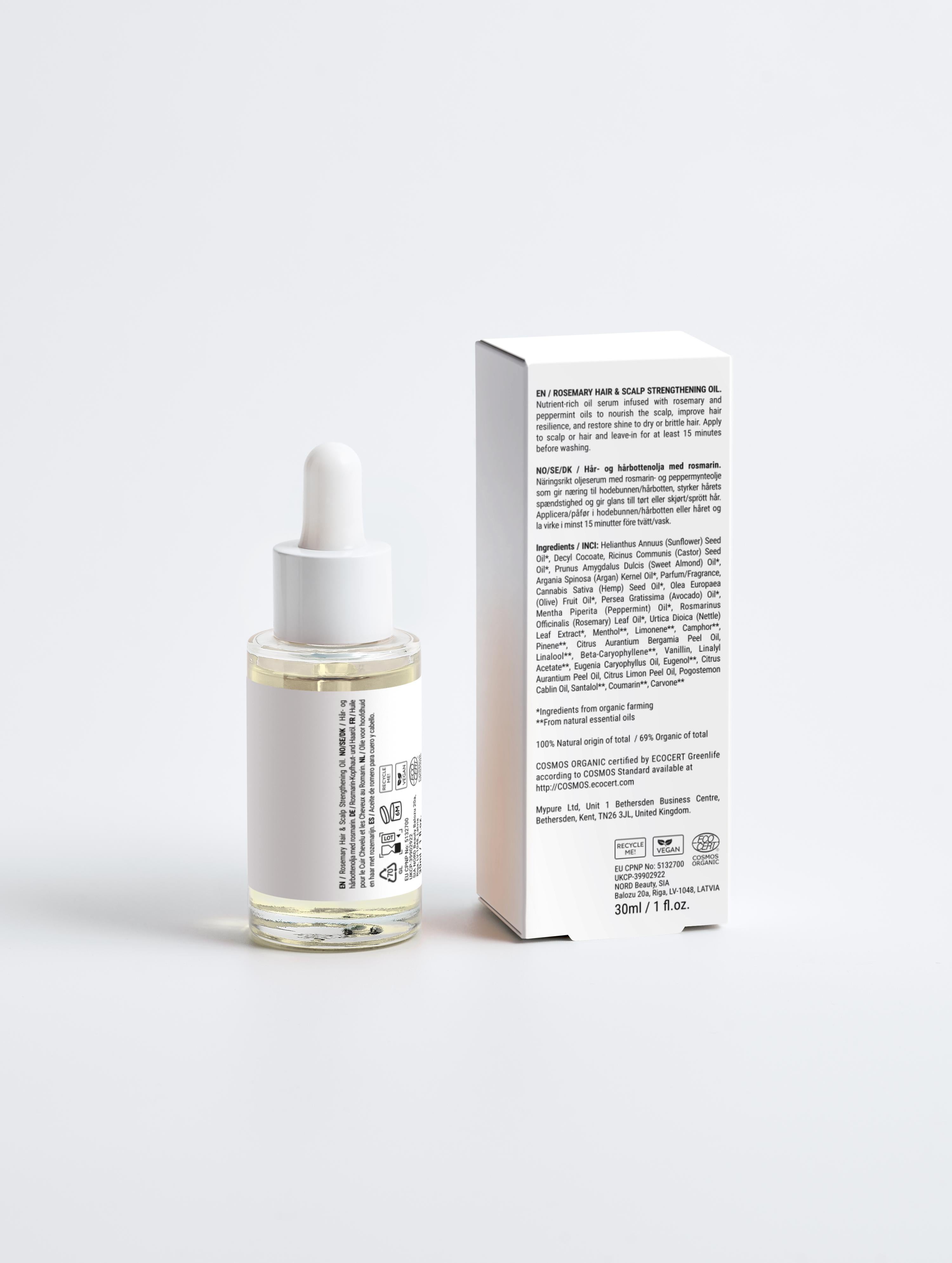 UNIQUE OILS Rosemary Hair & Scalp Strengthening Oil